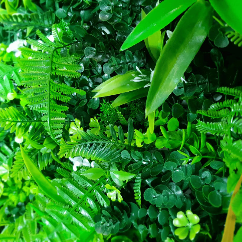 Wild Tropics Artificial Vertical Garden 40" x 40" 11SQ FT - Commercial Grade & UV Resistant