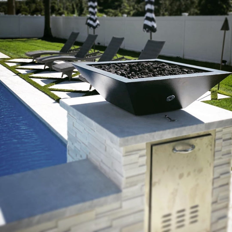 The Outdoor Plus Maya Fire Bowl - GFRC Concrete