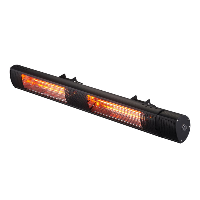 RadTec 38" Golden Tube Electric Patio Heater (G30R) | Infrared | IPX5 Rated | Compact Powerful Heating