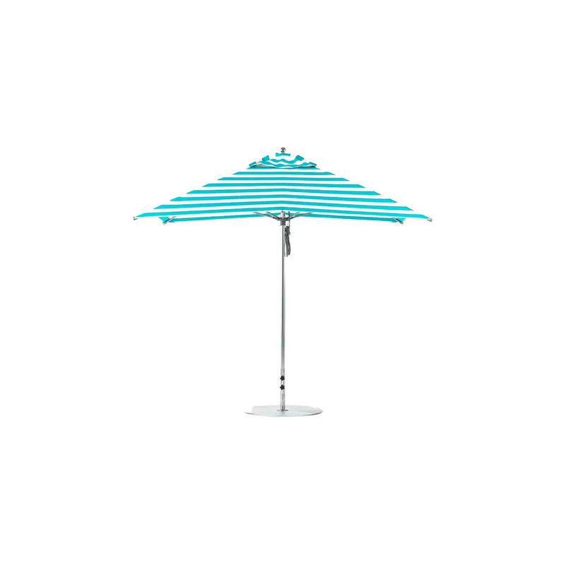 Ledge Lounger Essential Fiberglass Umbrella - 10' Square Pulley