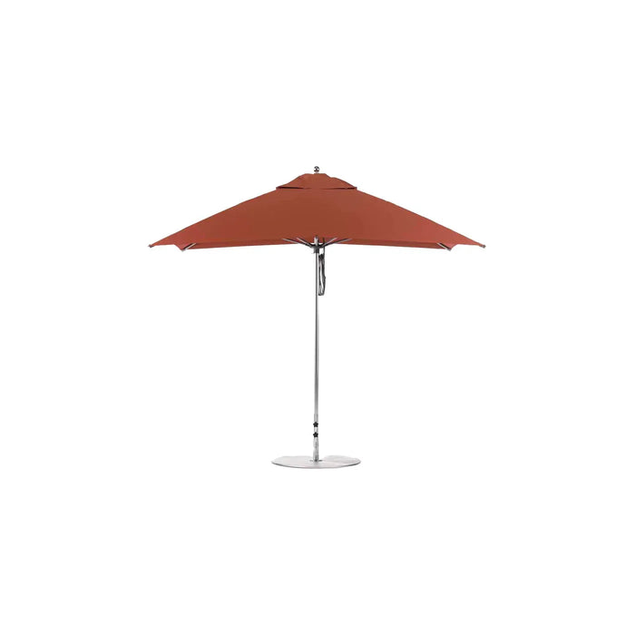 Ledge Lounger Essential Fiberglass Umbrella - 10' Square Pulley