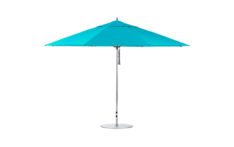 Ledge Lounger 13' Octagon Pulley Essential Fiberglass Umbrella