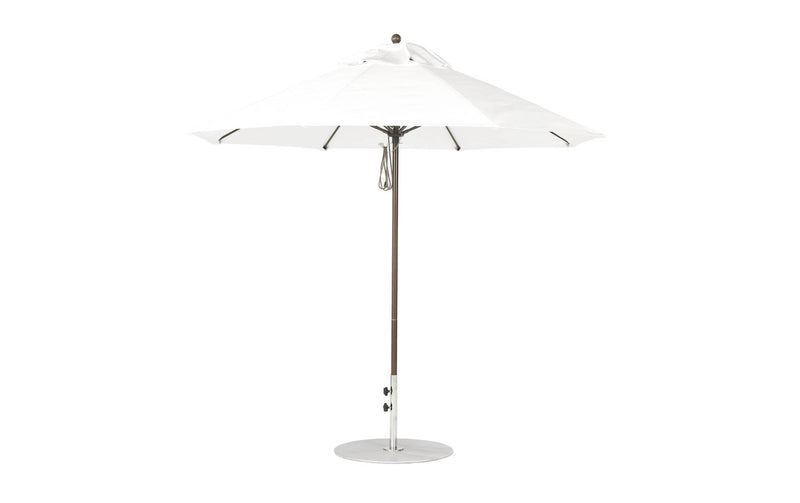 Ledge Lounger 9' Octagon Pulley Essential Fiberglass Umbrella