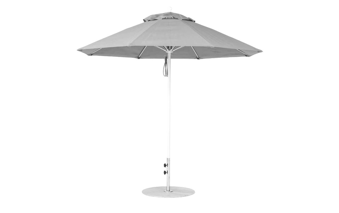 Ledge Lounger 9' Octagon Pulley Essential Fiberglass Umbrella