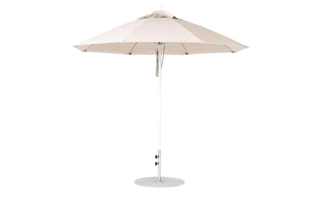 Ledge Lounger 9' Octagon Pulley Essential Fiberglass Umbrella