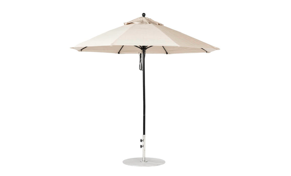 Ledge Lounger 9' Octagon Pulley Essential Fiberglass Umbrella