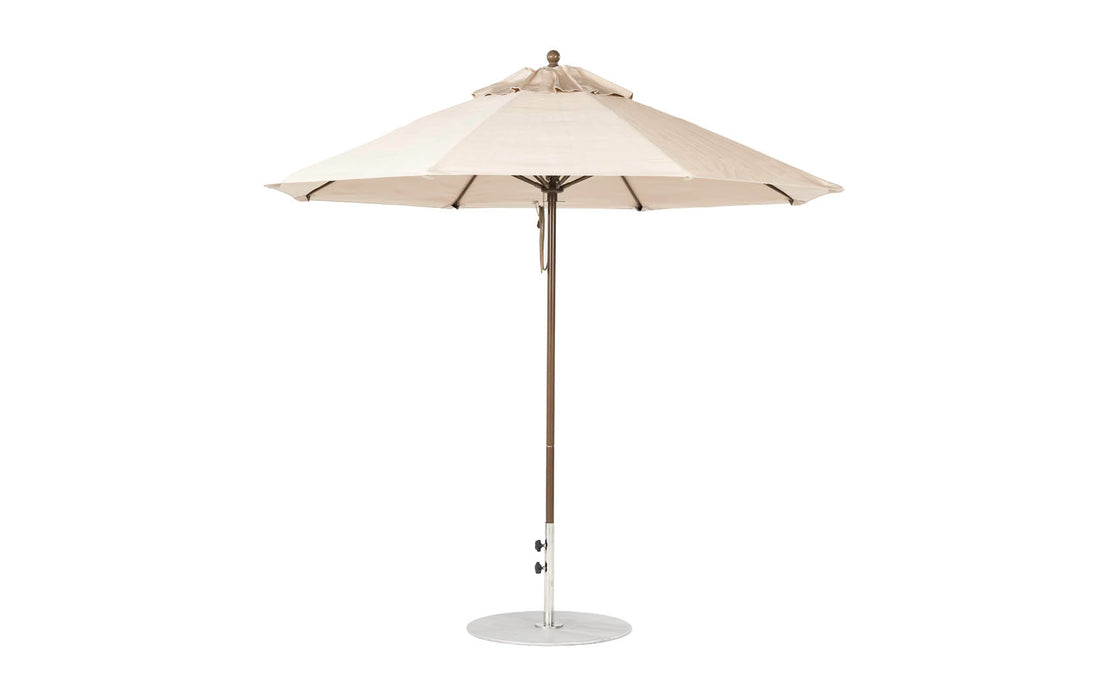 Ledge Lounger 9' Octagon Pulley Essential Fiberglass Umbrella