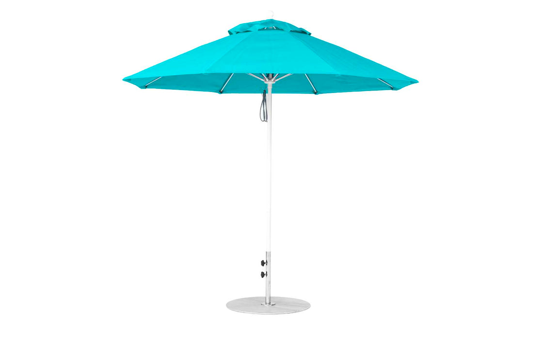 Ledge Lounger 9' Octagon Pulley Essential Fiberglass Umbrella