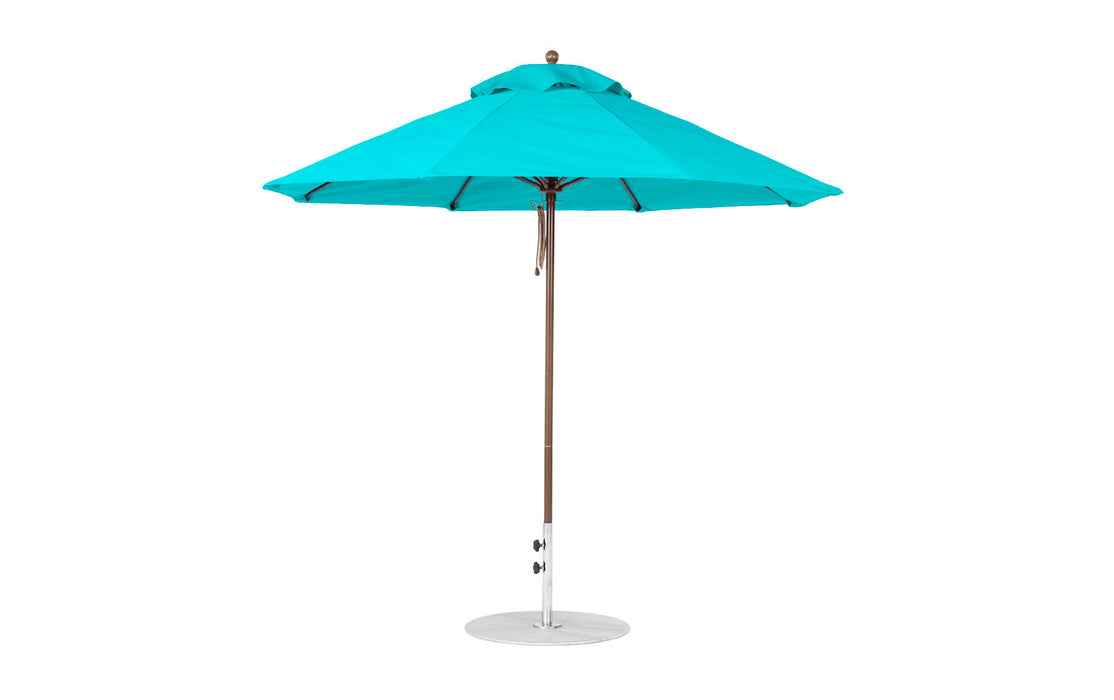 Ledge Lounger 9' Octagon Pulley Essential Fiberglass Umbrella
