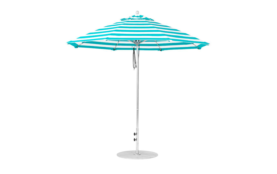 Ledge Lounger 9' Octagon Pulley Essential Fiberglass Umbrella