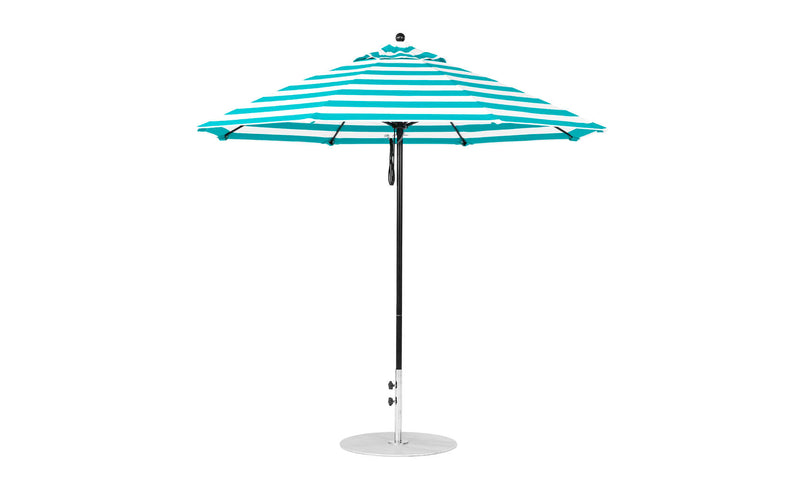 Ledge Lounger 9' Octagon Pulley Essential Fiberglass Umbrella