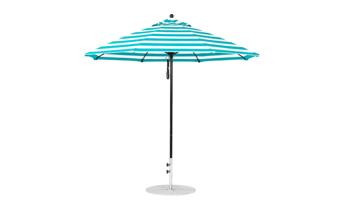 Ledge Lounger 9' Octagon Pulley Essential Fiberglass Umbrella