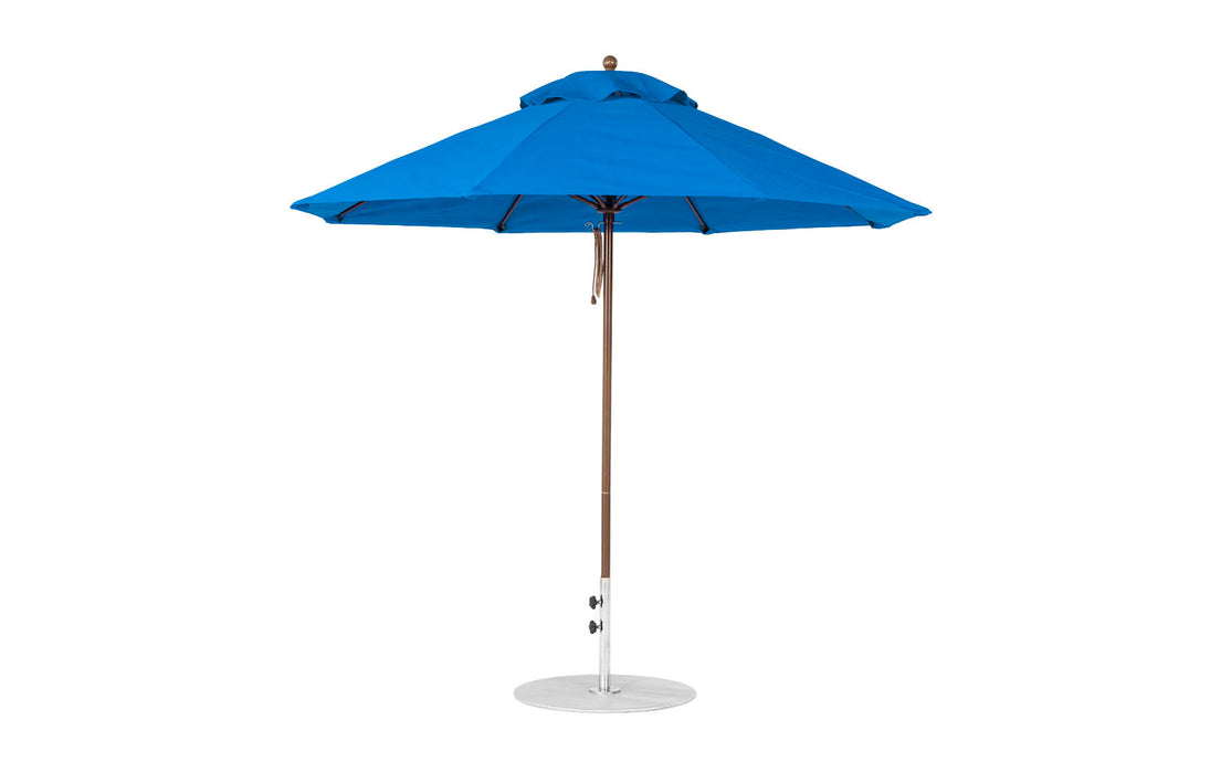 Ledge Lounger 9' Octagon Pulley Essential Fiberglass Umbrella