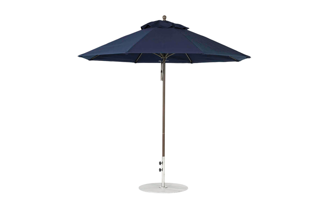 Ledge Lounger 9' Octagon Pulley Essential Fiberglass Umbrella