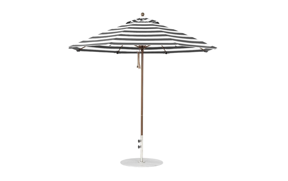 Ledge Lounger 9' Octagon Pulley Essential Fiberglass Umbrella