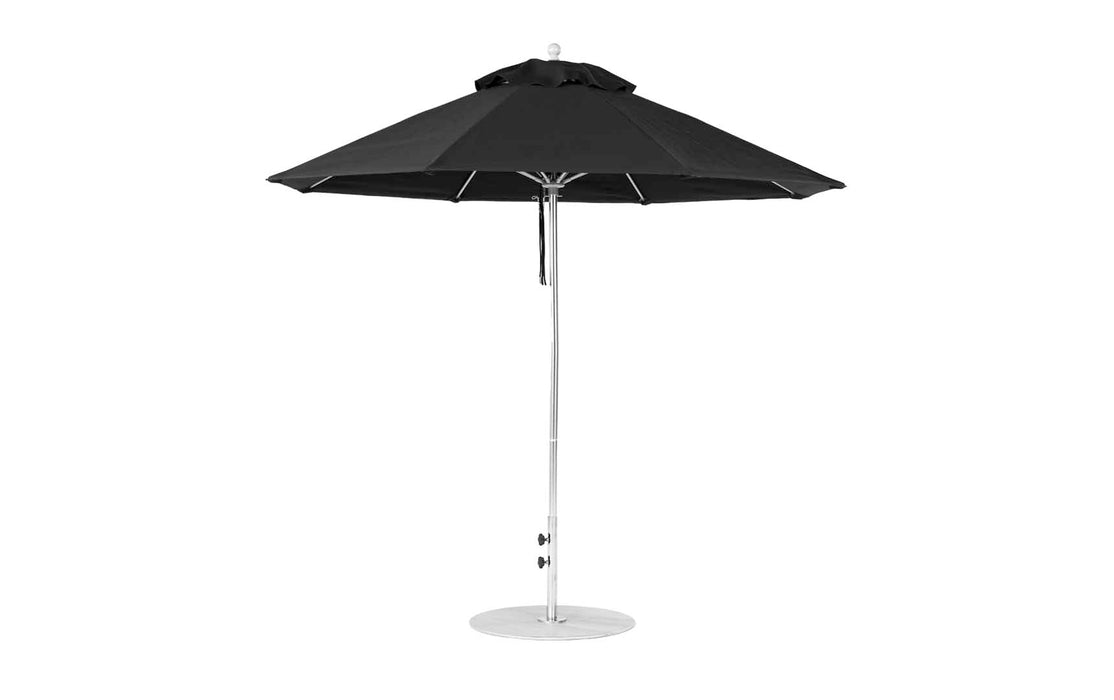 Ledge Lounger 9' Octagon Pulley Essential Fiberglass Umbrella