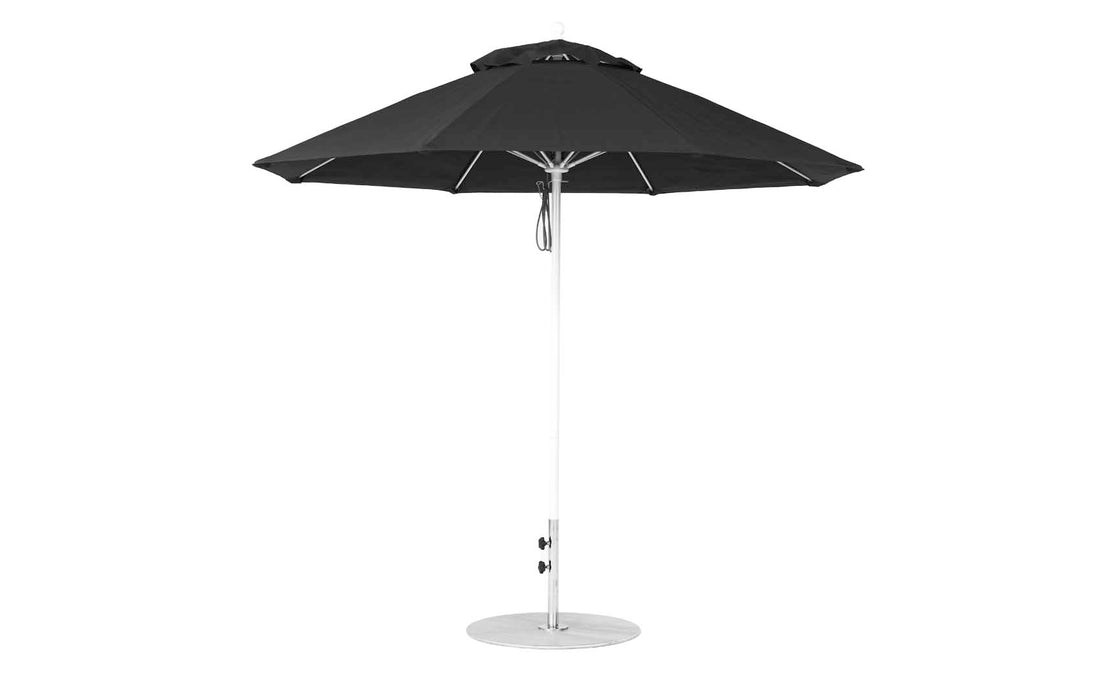 Ledge Lounger 9' Octagon Pulley Essential Fiberglass Umbrella