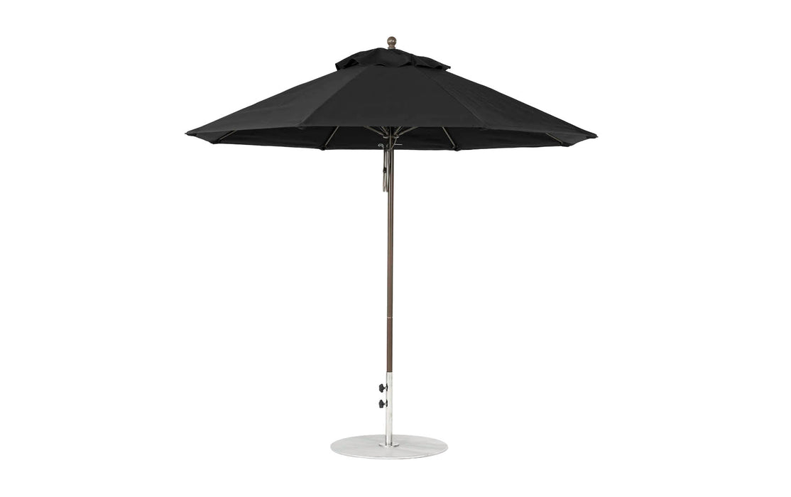 Ledge Lounger 9' Octagon Pulley Essential Fiberglass Umbrella