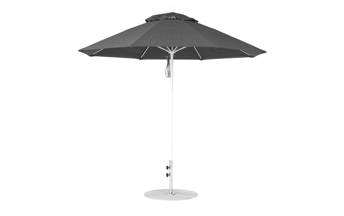 Ledge Lounger 9' Octagon Pulley Essential Fiberglass Umbrella