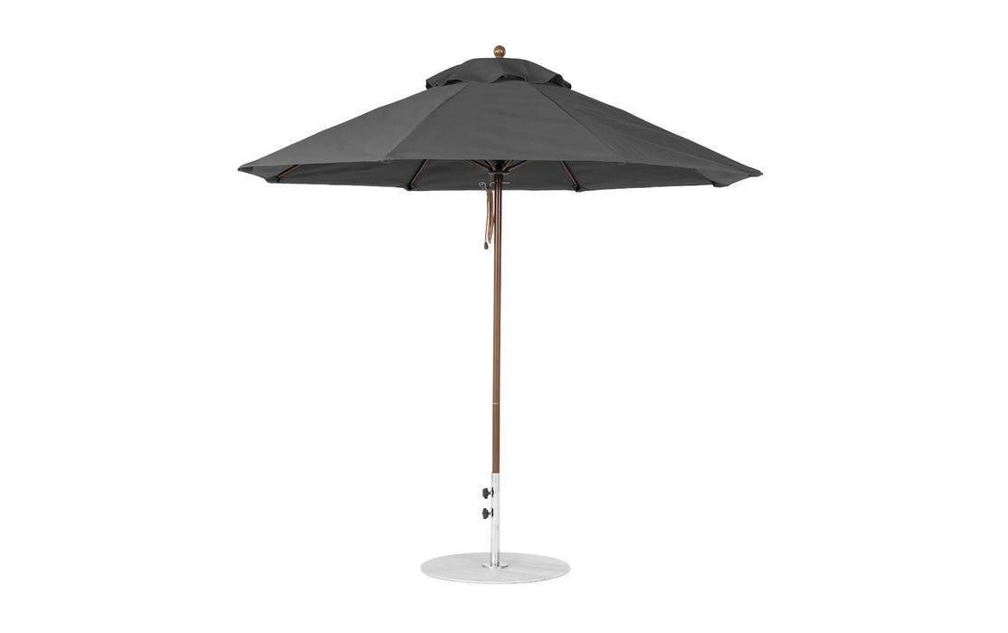 Ledge Lounger 9' Octagon Pulley Essential Fiberglass Umbrella