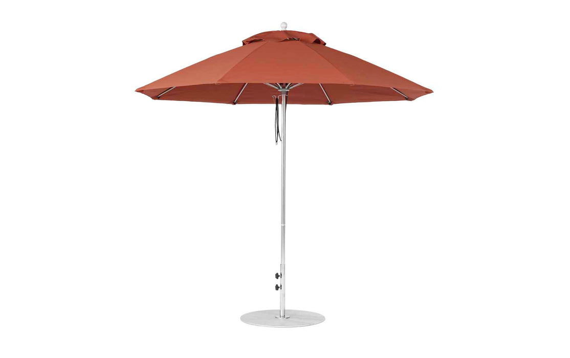 Ledge Lounger 9' Octagon Pulley Essential Fiberglass Umbrella