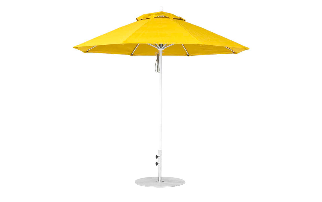 Ledge Lounger 9' Octagon Pulley Essential Fiberglass Umbrella