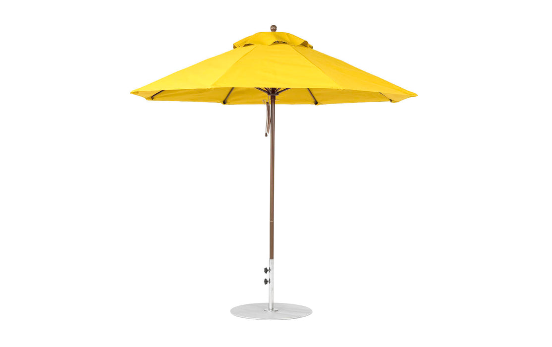 Ledge Lounger 9' Octagon Pulley Essential Fiberglass Umbrella