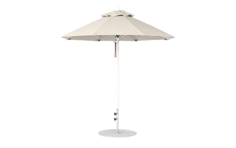 Ledge Lounger 7.5' Octagon Pulley Essential Fiberglass Umbrella