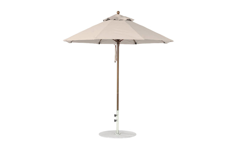 Ledge Lounger 7.5' Octagon Pulley Essential Fiberglass Umbrella
