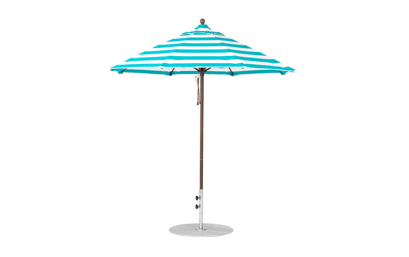 Ledge Lounger 7.5' Octagon Pulley Essential Fiberglass Umbrella