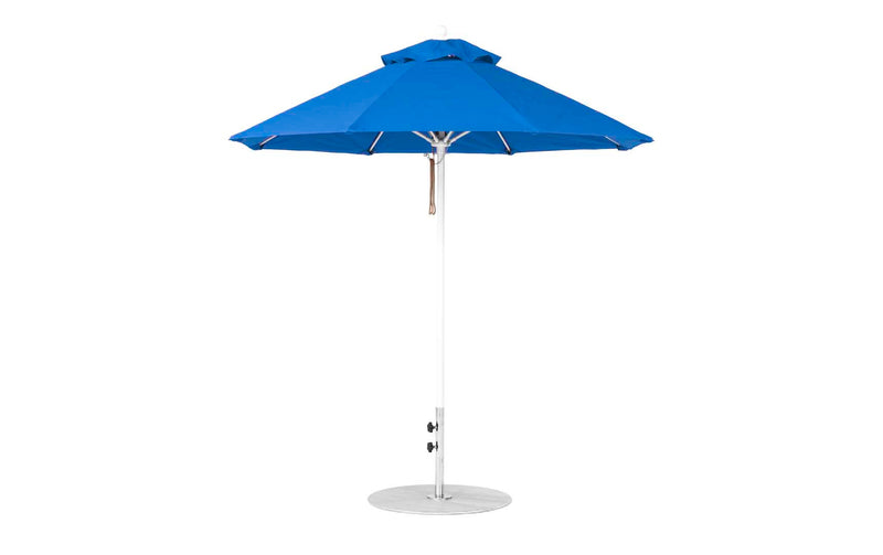 Ledge Lounger 7.5' Octagon Pulley Essential Fiberglass Umbrella