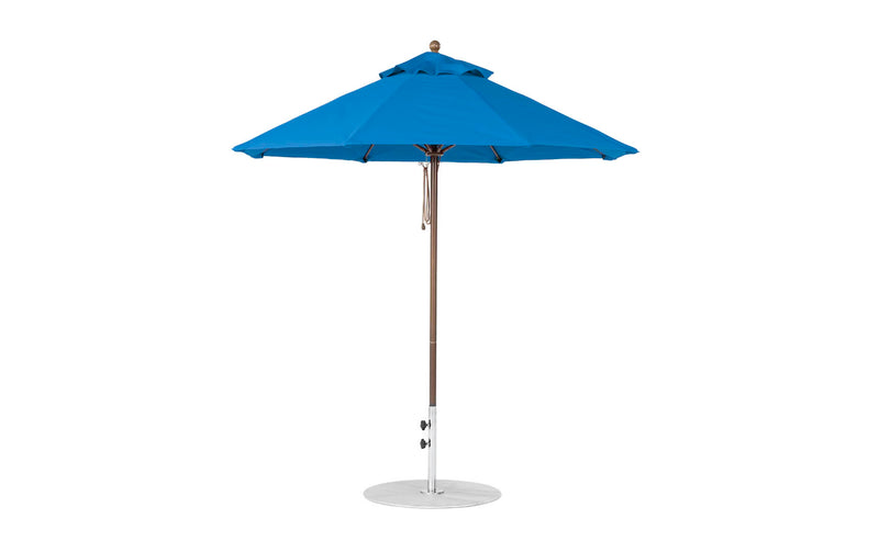Ledge Lounger 7.5' Octagon Pulley Essential Fiberglass Umbrella