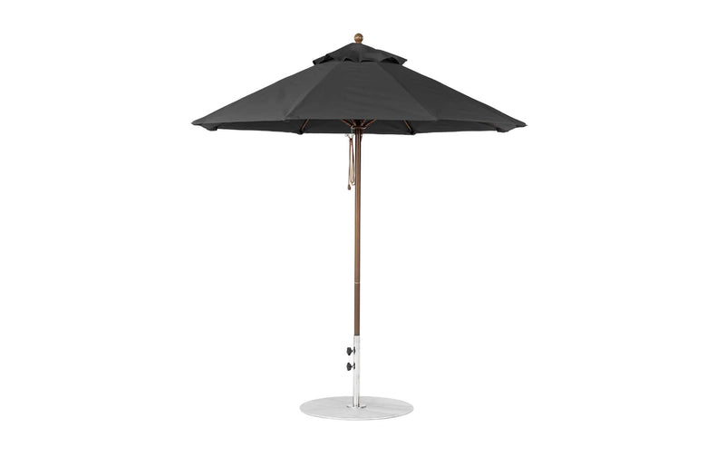 Ledge Lounger 7.5' Octagon Pulley Essential Fiberglass Umbrella
