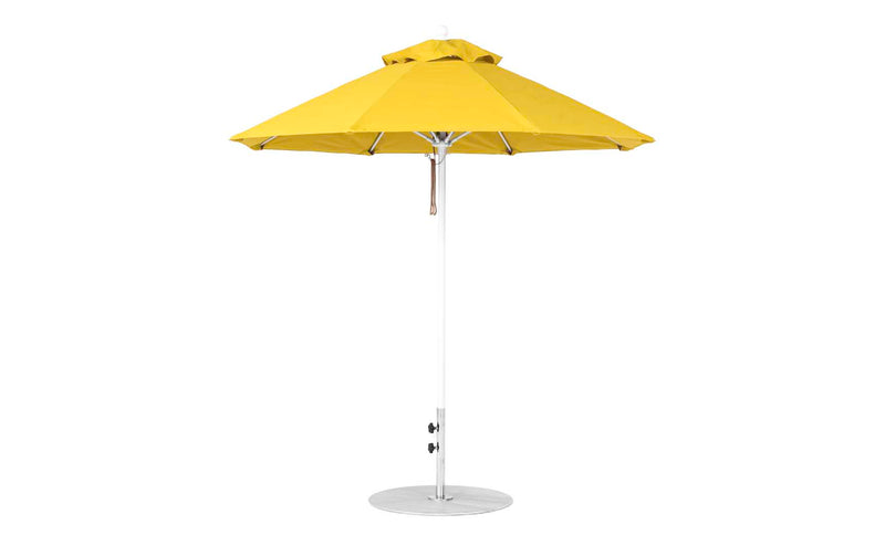 Ledge Lounger 7.5' Octagon Pulley Essential Fiberglass Umbrella