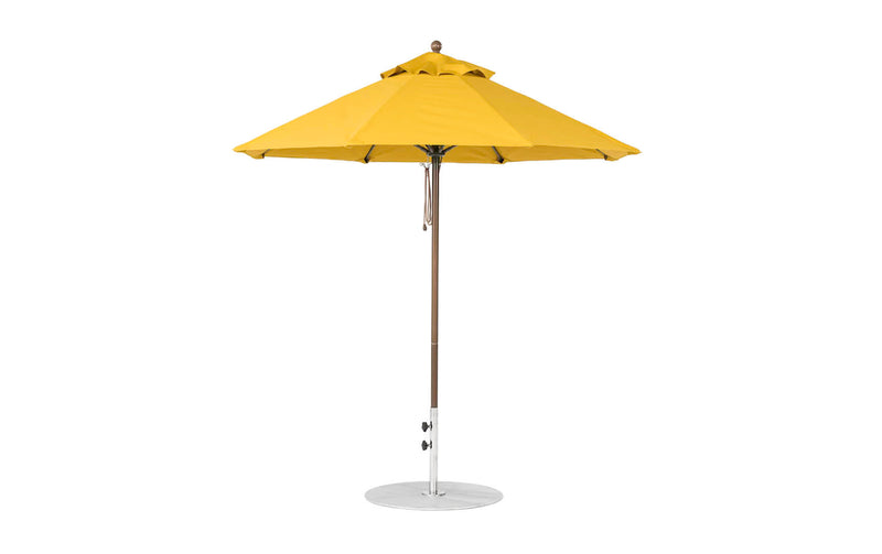 Ledge Lounger 7.5' Octagon Pulley Essential Fiberglass Umbrella
