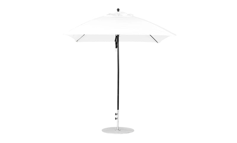 Ledge Lounger 7.5' Square Pulley Essential Fiberglass Umbrella