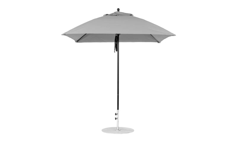 Ledge Lounger 7.5' Square Pulley Essential Fiberglass Umbrella