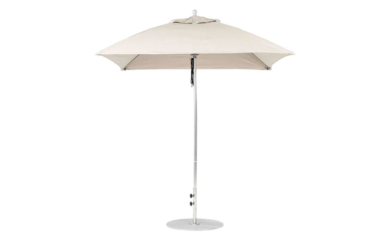 Ledge Lounger 7.5' Square Pulley Essential Fiberglass Umbrella
