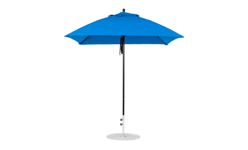 Ledge Lounger 7.5' Square Pulley Essential Fiberglass Umbrella