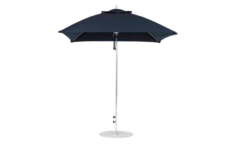 Ledge Lounger 7.5' Square Pulley Essential Fiberglass Umbrella