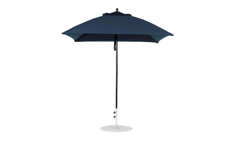 Ledge Lounger 7.5' Square Pulley Essential Fiberglass Umbrella