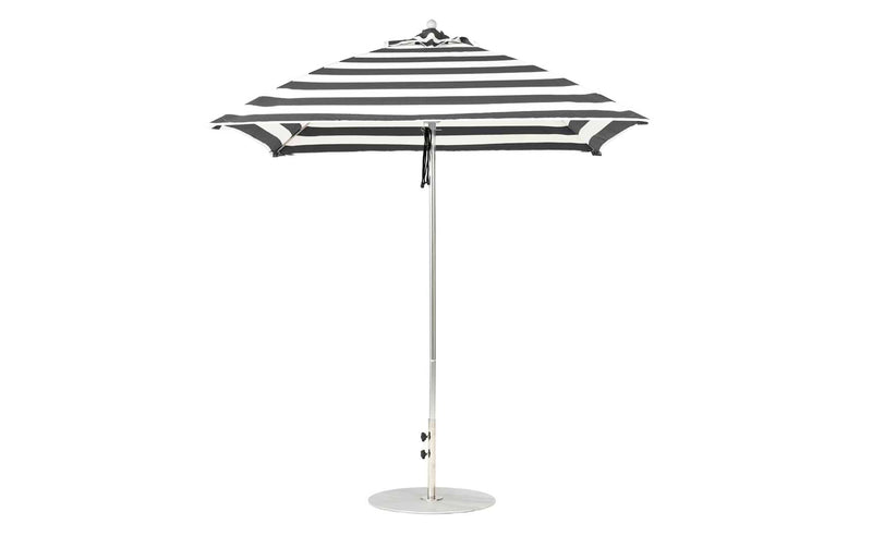 Ledge Lounger 7.5' Square Pulley Essential Fiberglass Umbrella