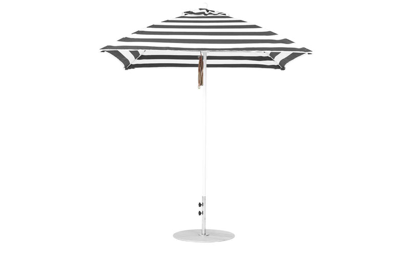 Ledge Lounger 7.5' Square Pulley Essential Fiberglass Umbrella