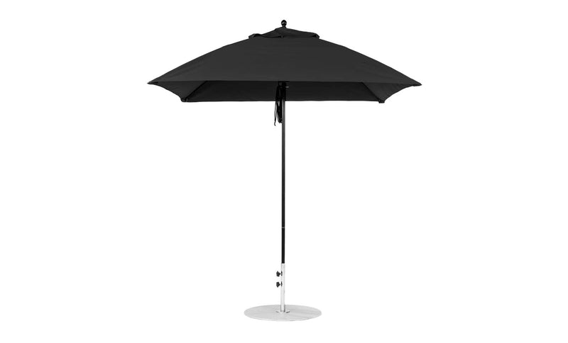 Ledge Lounger 7.5' Square Pulley Essential Fiberglass Umbrella