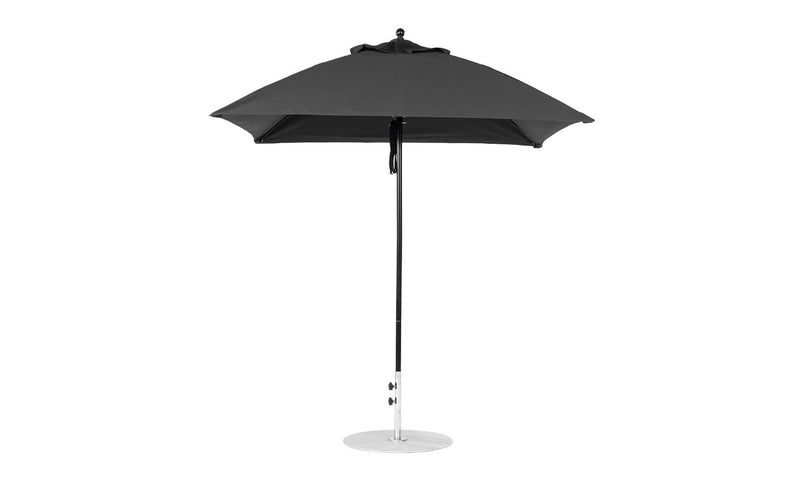 Ledge Lounger 7.5' Square Pulley Essential Fiberglass Umbrella