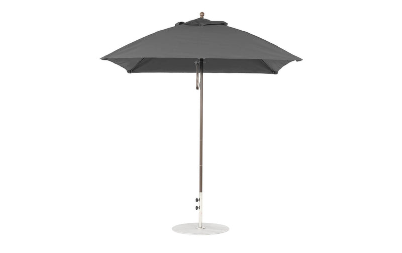 Ledge Lounger 7.5' Square Pulley Essential Fiberglass Umbrella