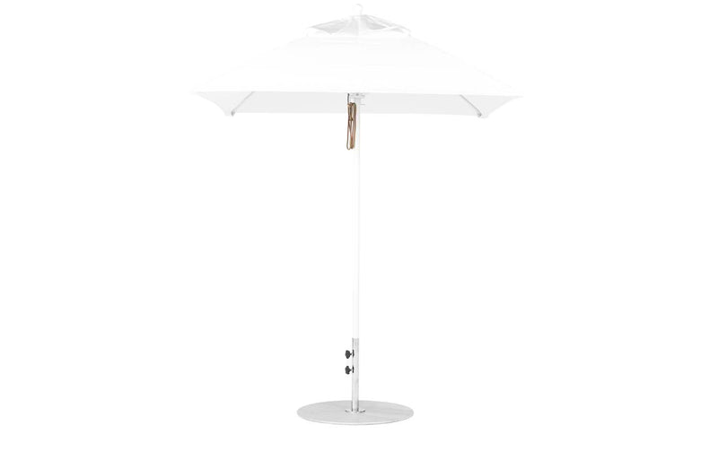 Ledge Lounger 6.5' Square Pulley Essential Fiberglass Umbrella