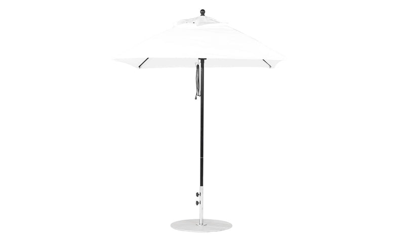 Ledge Lounger 6.5' Square Pulley Essential Fiberglass Umbrella