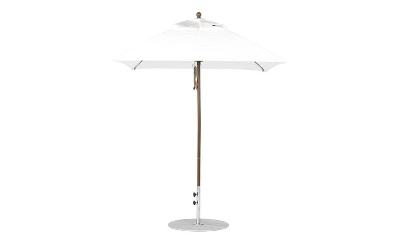 Ledge Lounger 6.5' Square Pulley Essential Fiberglass Umbrella