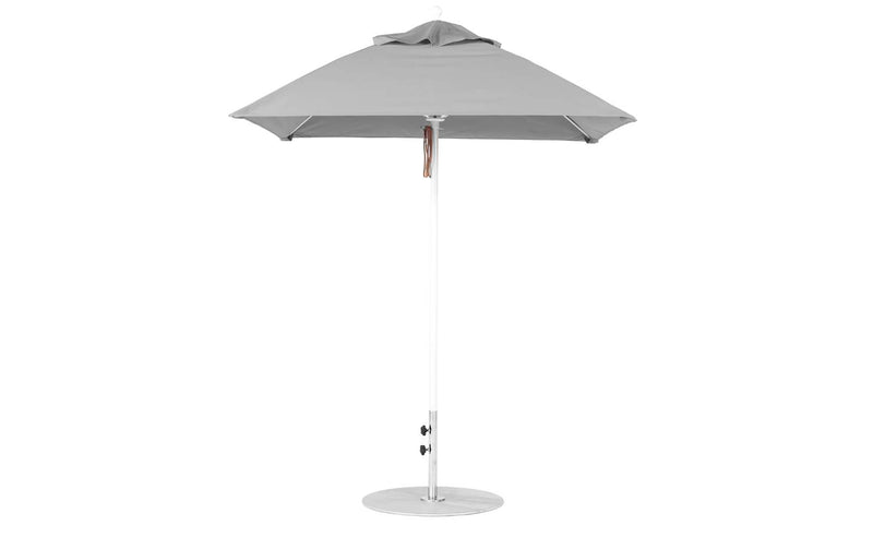 Ledge Lounger 6.5' Square Pulley Essential Fiberglass Umbrella